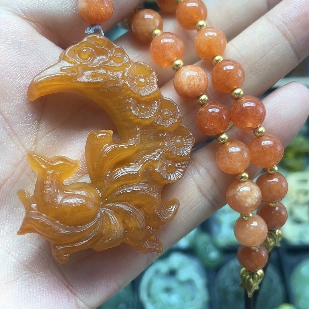 未镶嵌蛇纹石玉颈饰