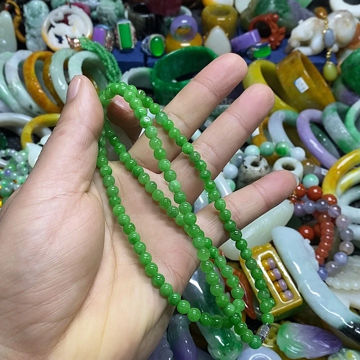 颈饰未镶嵌翡翠缅甸翡翠首饰配饰