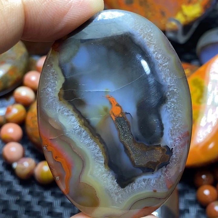 玛瑙/玉髓颈饰未镶嵌全**然