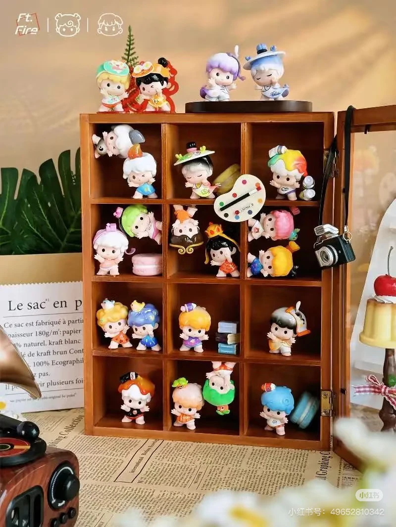 (二分之一转盘）左右逢源和拿铁造型糖果玩具摆件