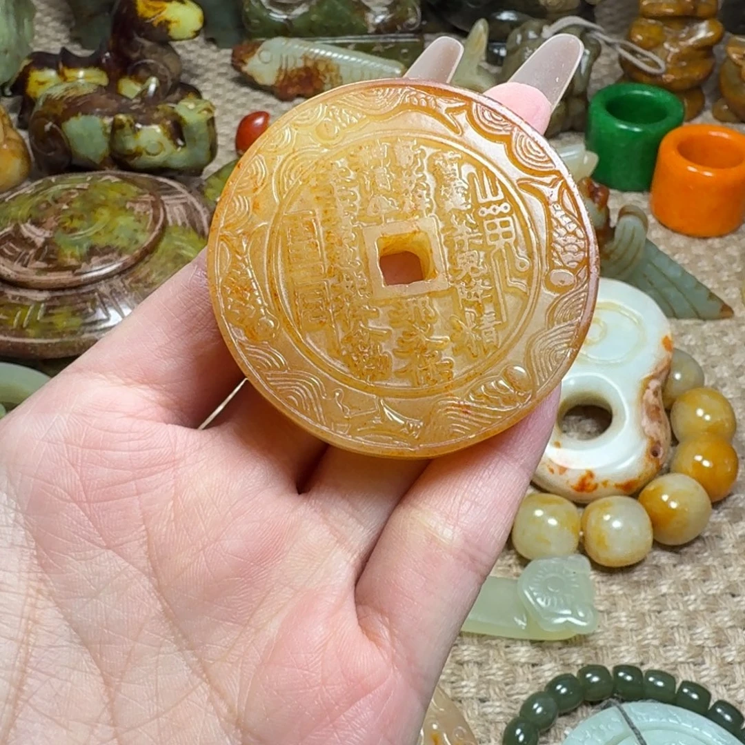 白玉菩提吊坠挂件