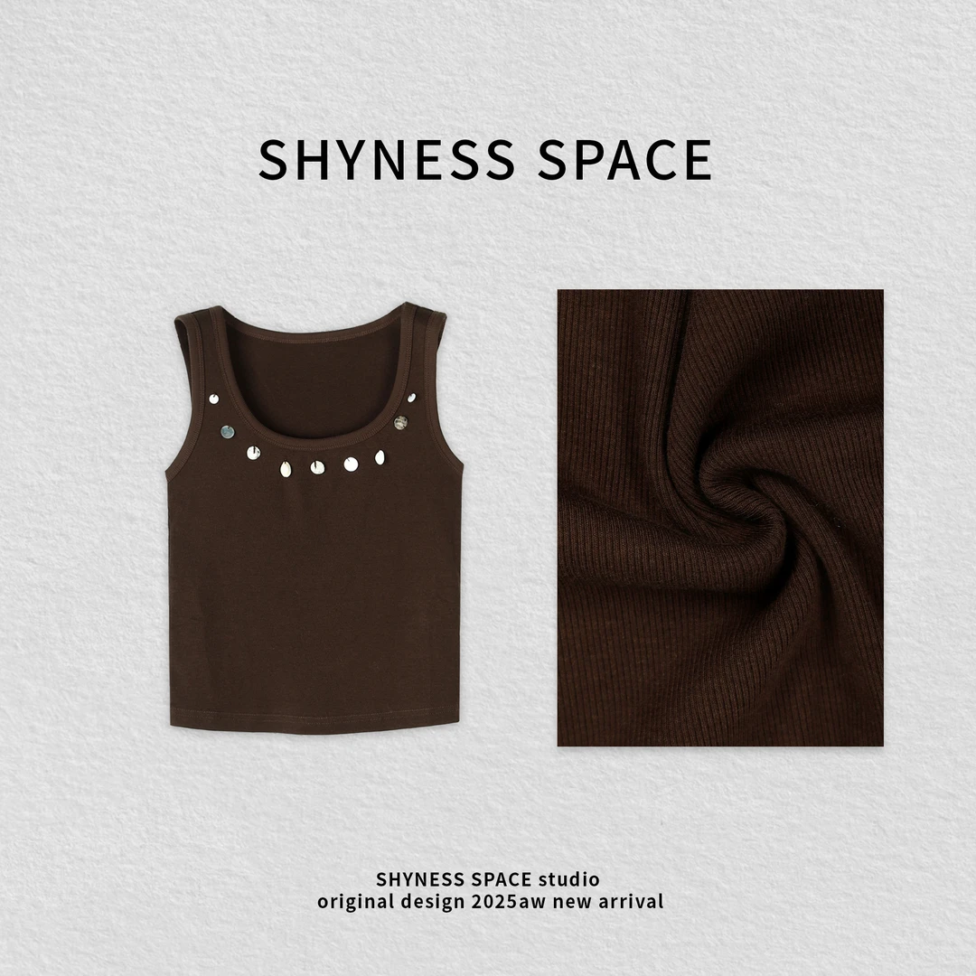 夏季新款上新背心女式纯色时尚打底衫25HT2304