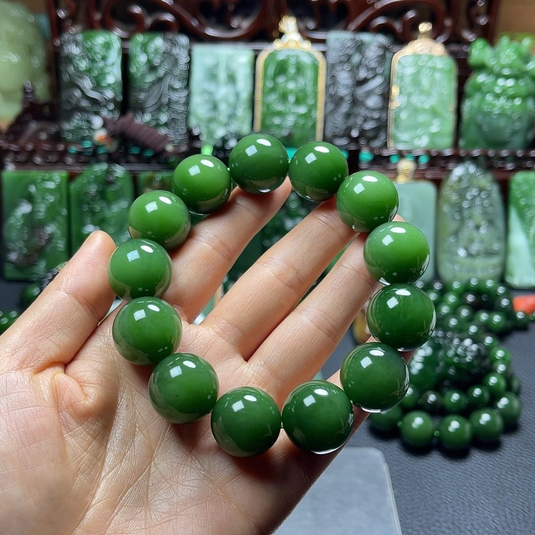 涛***涛和田玉未镶嵌手链