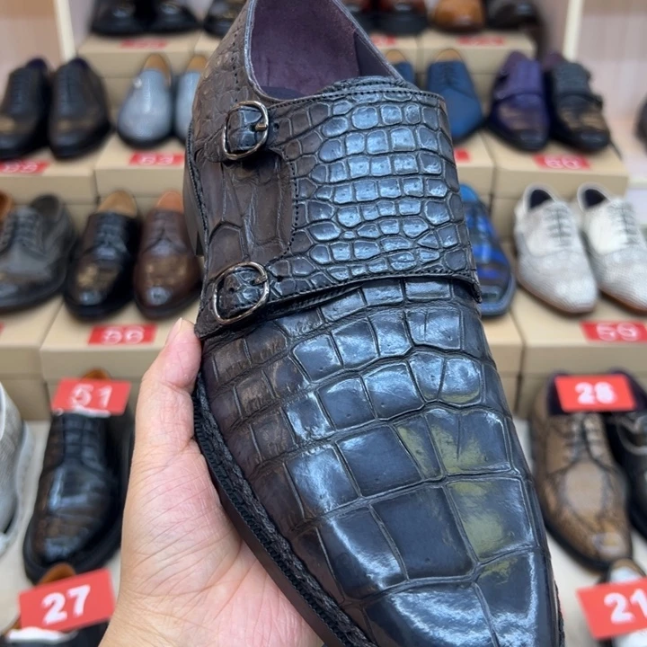 鳄鱼皮（革）39码实物