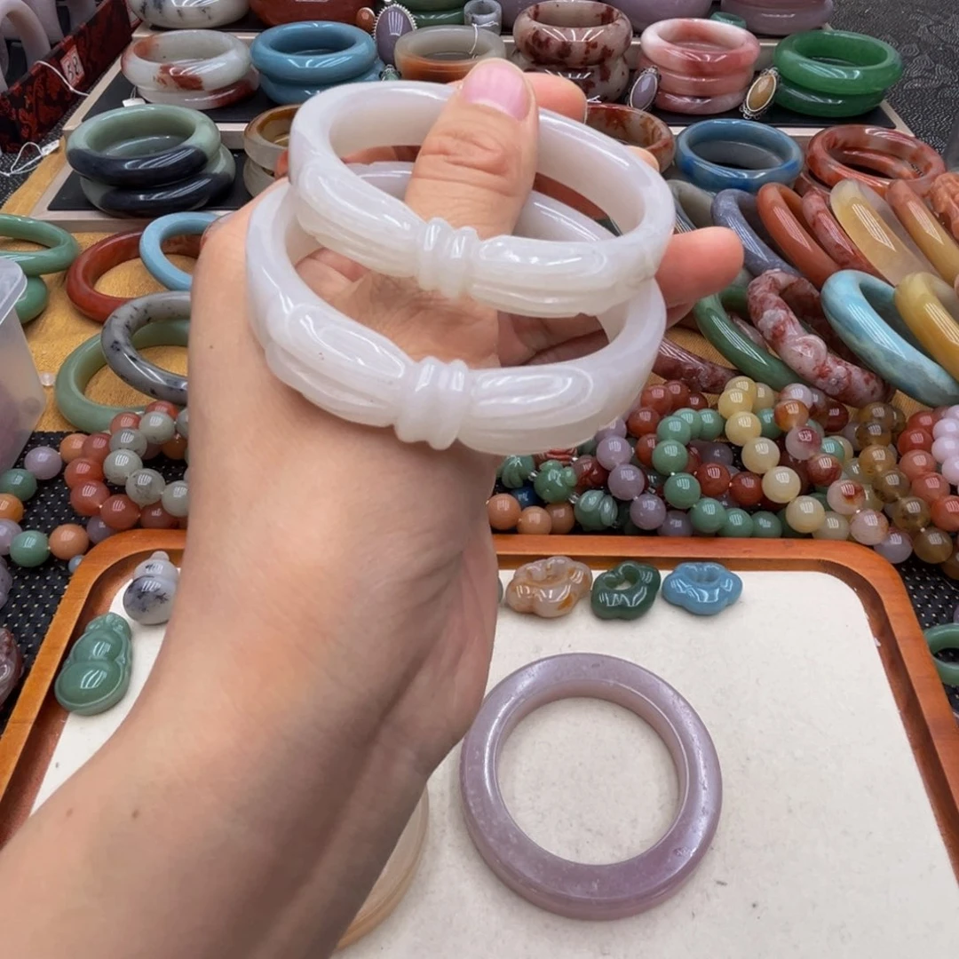 石英质玉未镶嵌圈口54/56