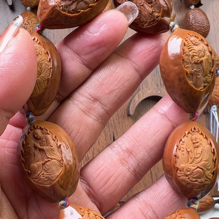 橄榄核手串/手链2.2双面罗汉