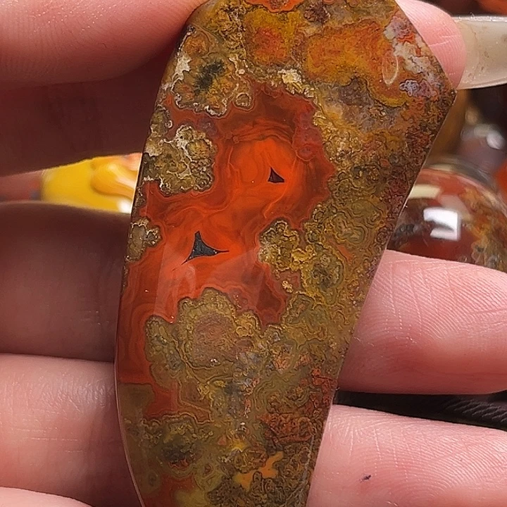 玛瑙/玉髓未镶嵌吊坠