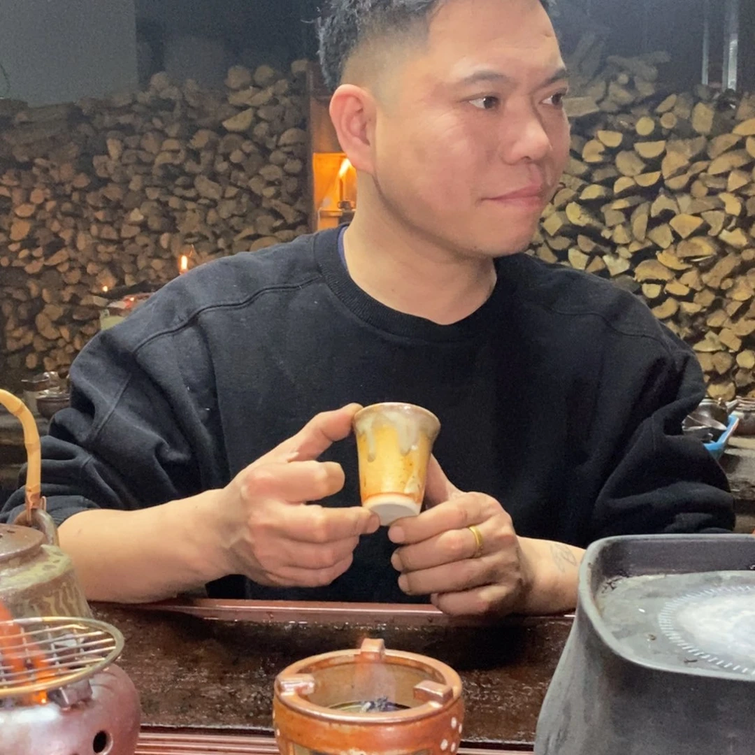 紫砂柴烧杯杯杯杯