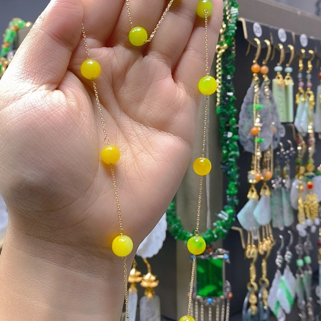 颈饰未镶嵌翡翠翡翠