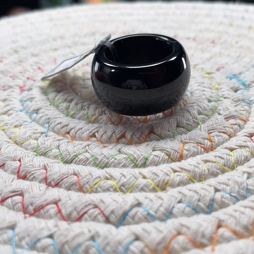 和田玉未镶嵌戒指g8塔青轮胎17.7不退换