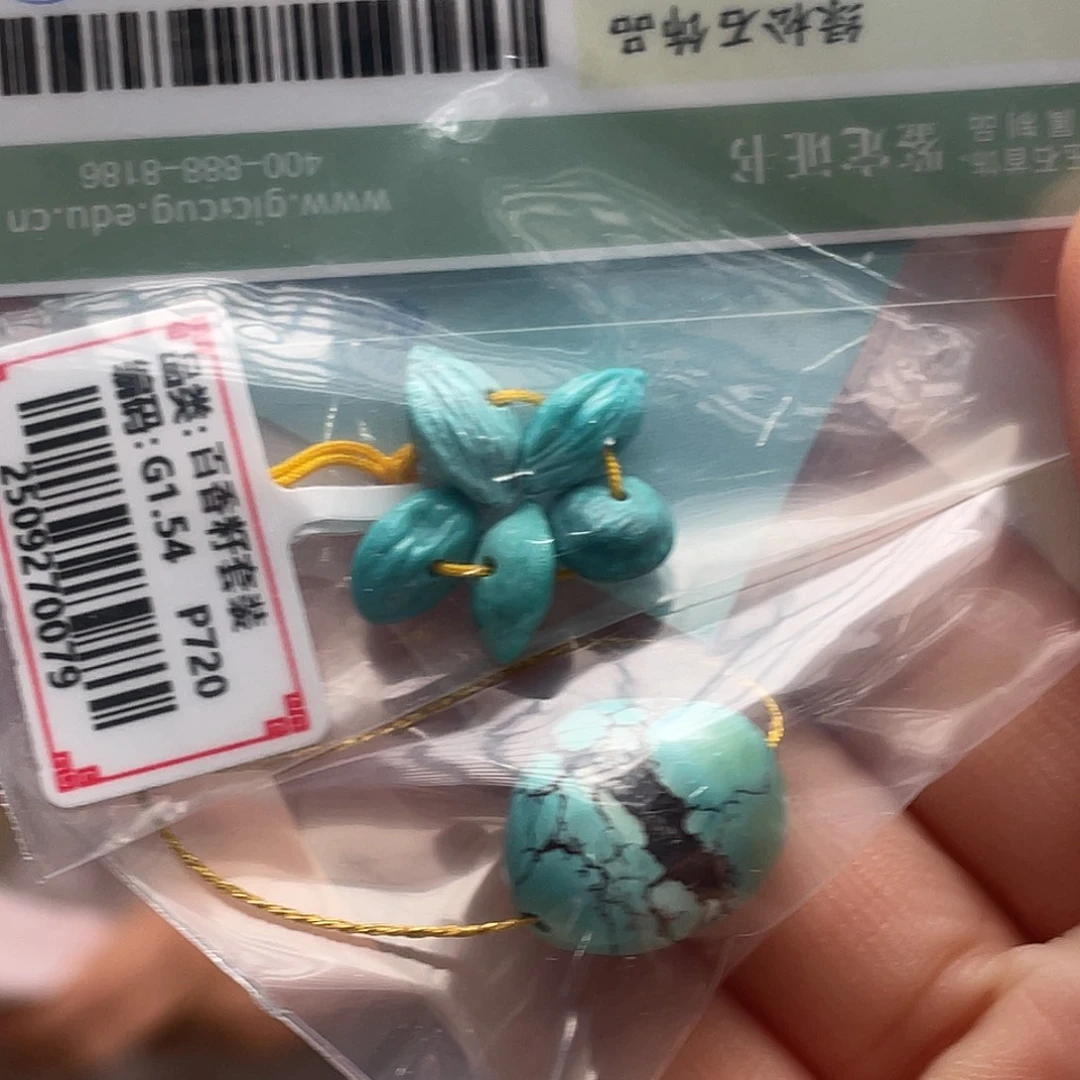 绿松石未镶嵌颈饰