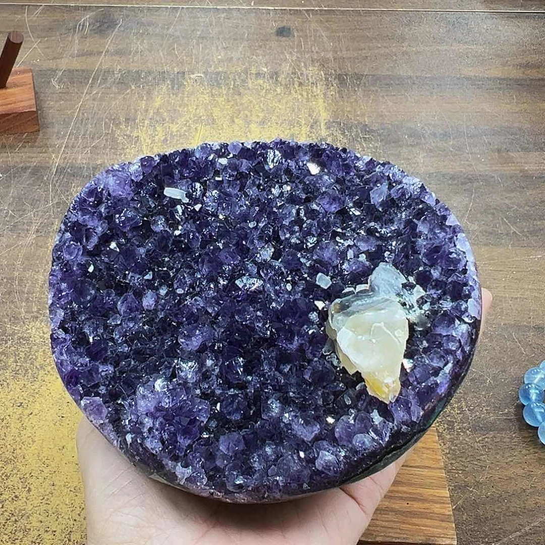 紫晶摆件未镶嵌晶体