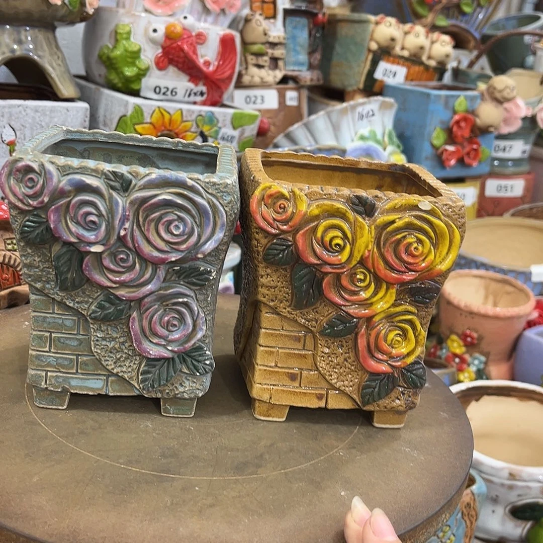 粗陶多肉花盆花盆
