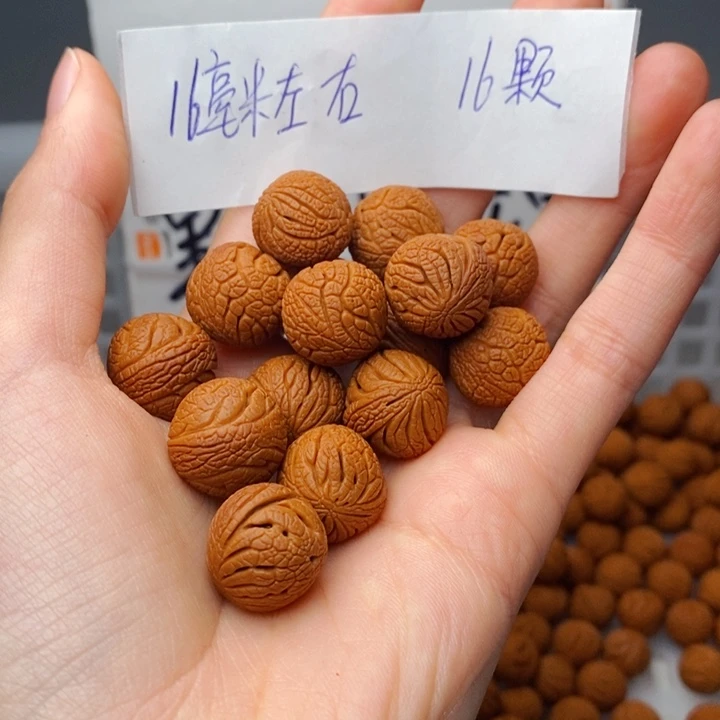 桃核手串16mm左右野生铁将军16颗（穿好）