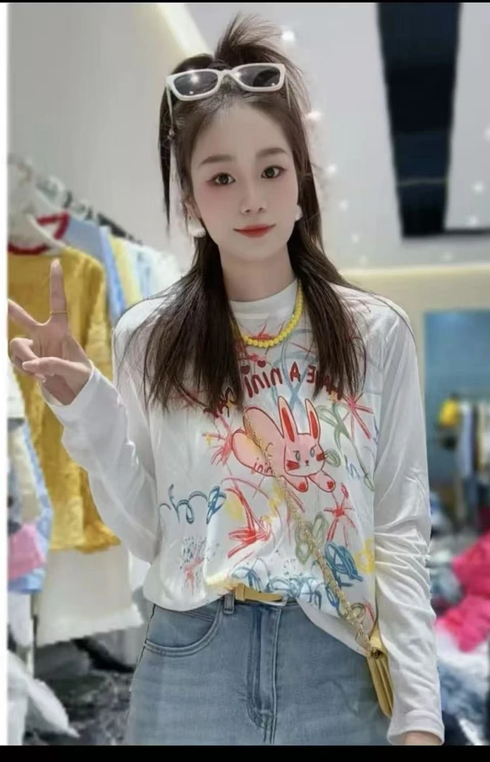 2196【PINGJIE】25新款打底时尚休闲潮流舒适百搭洋气打底衫