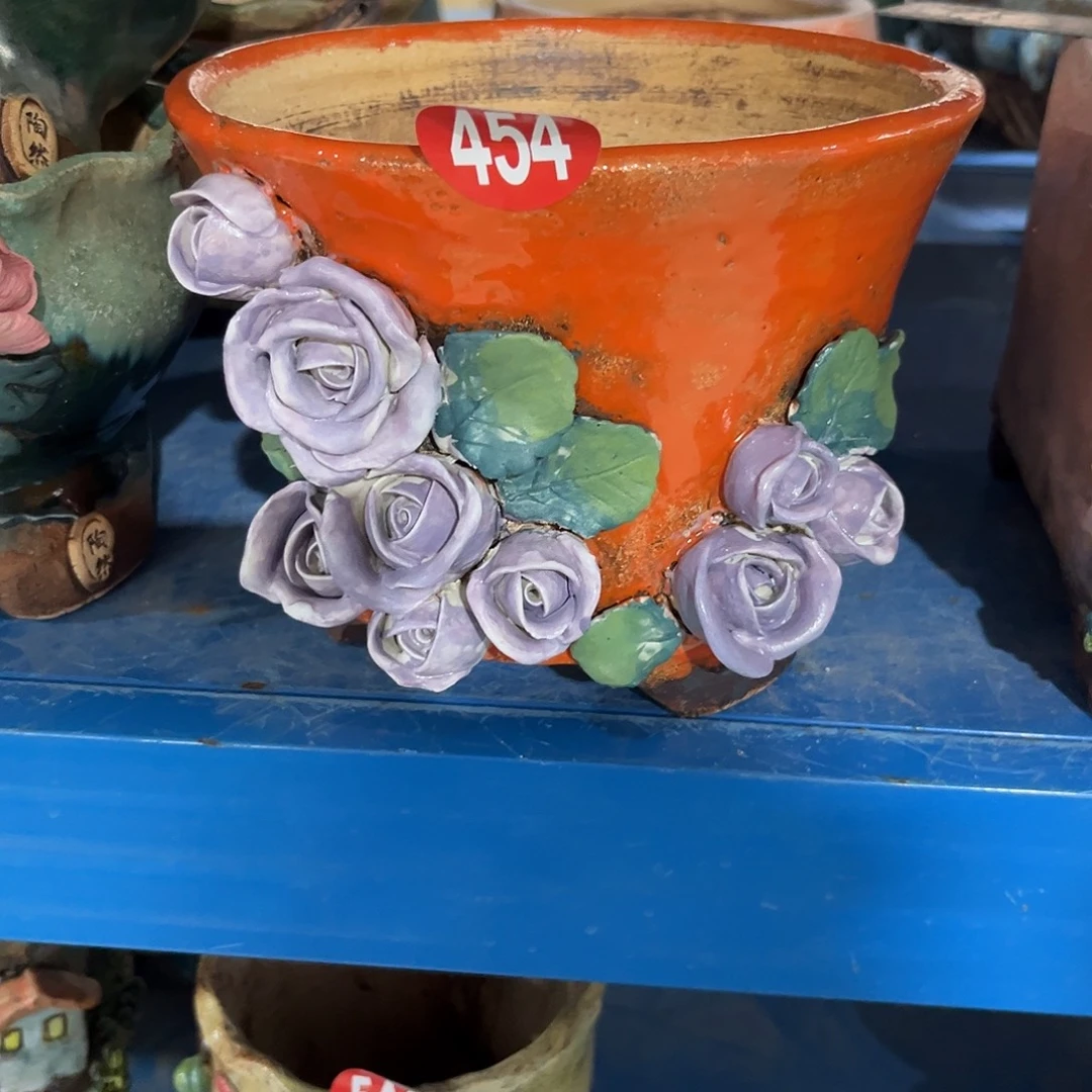 福利454 号陶然花器手工花盆