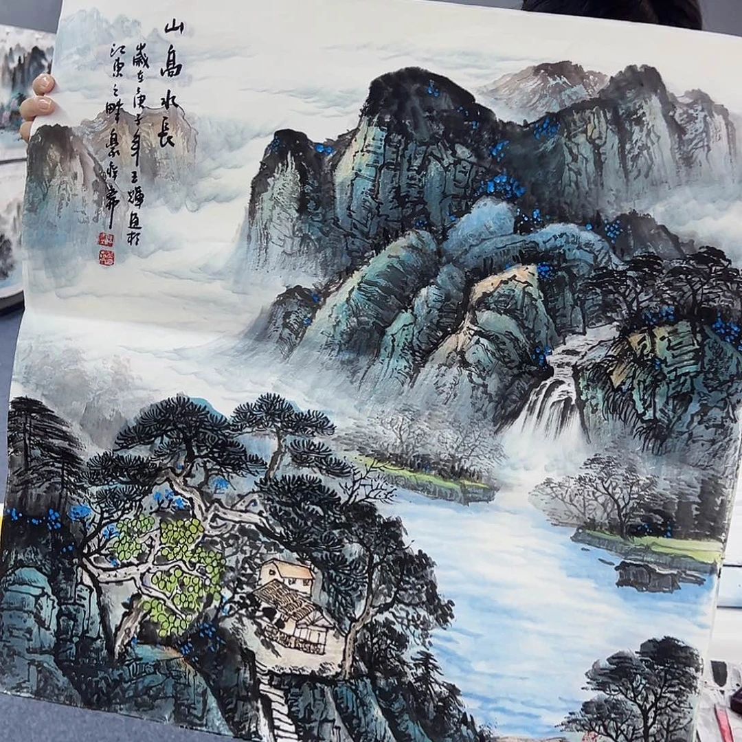 国画事事顺心如意万事如意