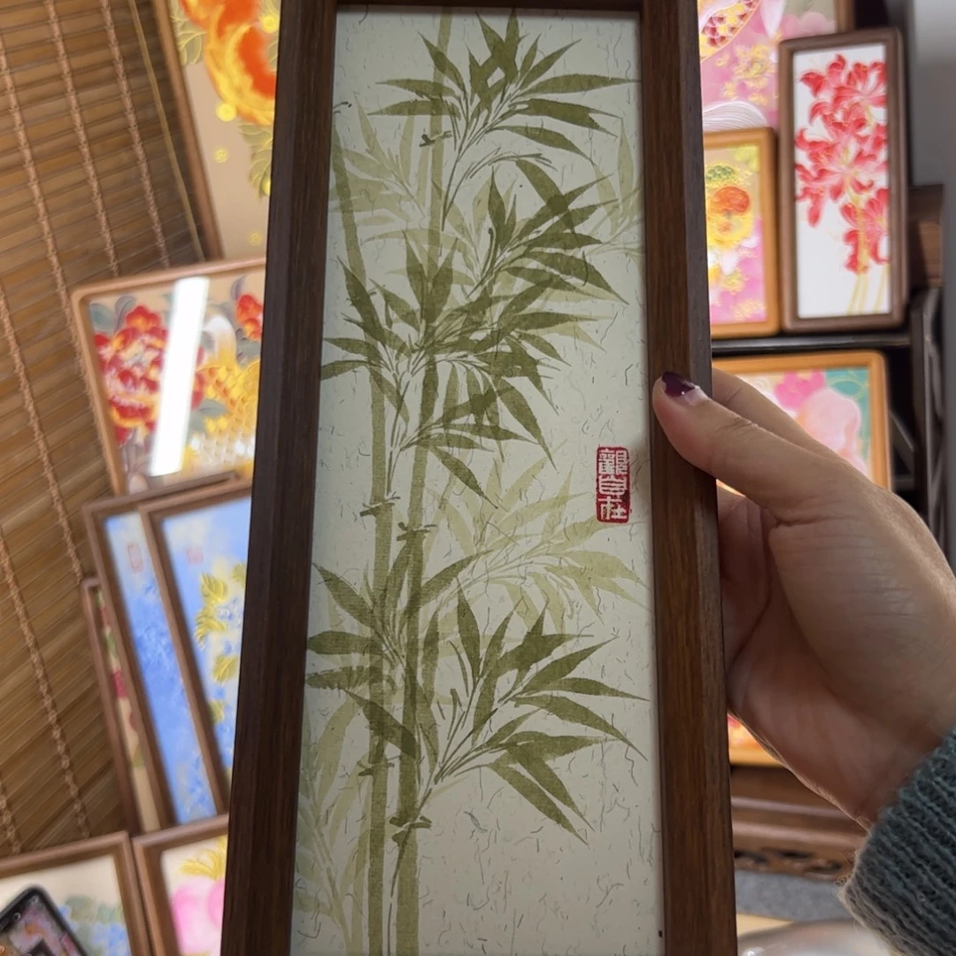 国画梅兰竹菊 竹子