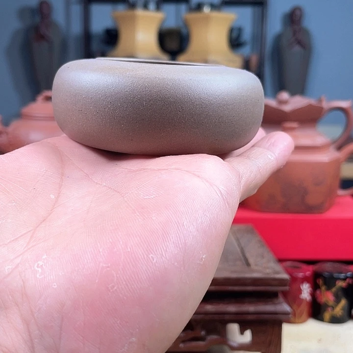 茶杯紫砂紫砂小水盂瑕疵