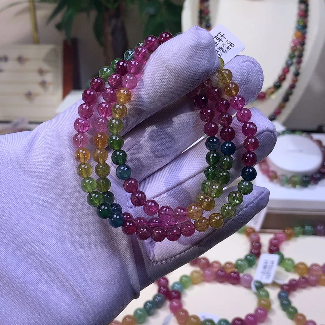 未镶嵌碧玺手链碧玺