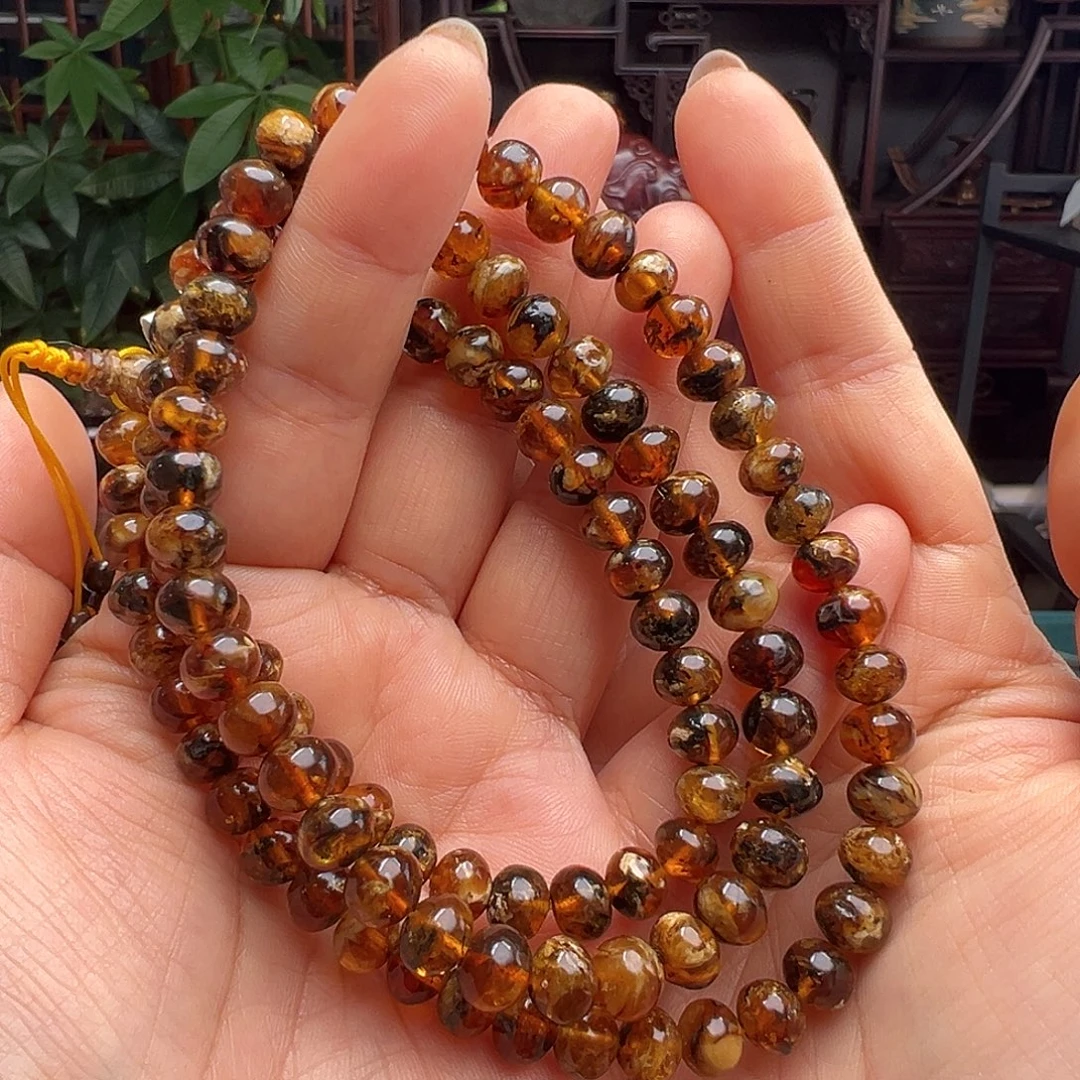 琥珀未镶嵌裸石抚顺琥珀20116七