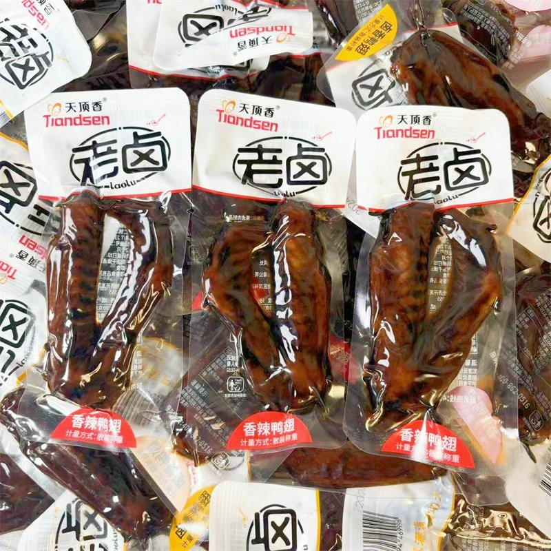 天顶香老卤大鸭翅卤味肉食香辣卤香麻辣开即食小吃休闲解馋零食