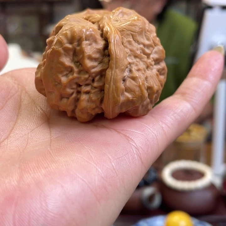 文玩核桃把件核桃一对蛤蟆