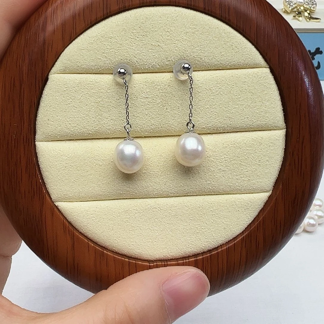 淡水珍珠颈饰银S925镶嵌➕➕9