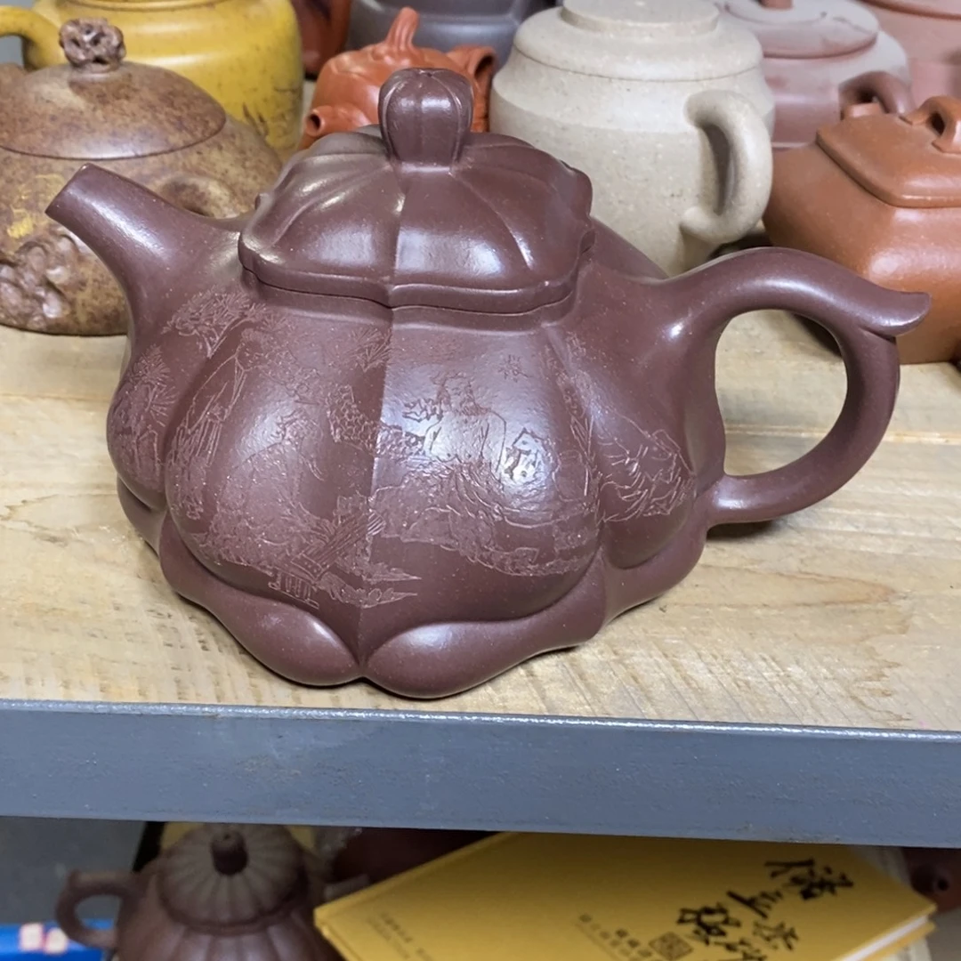 紫砂茶壶原矿手工153