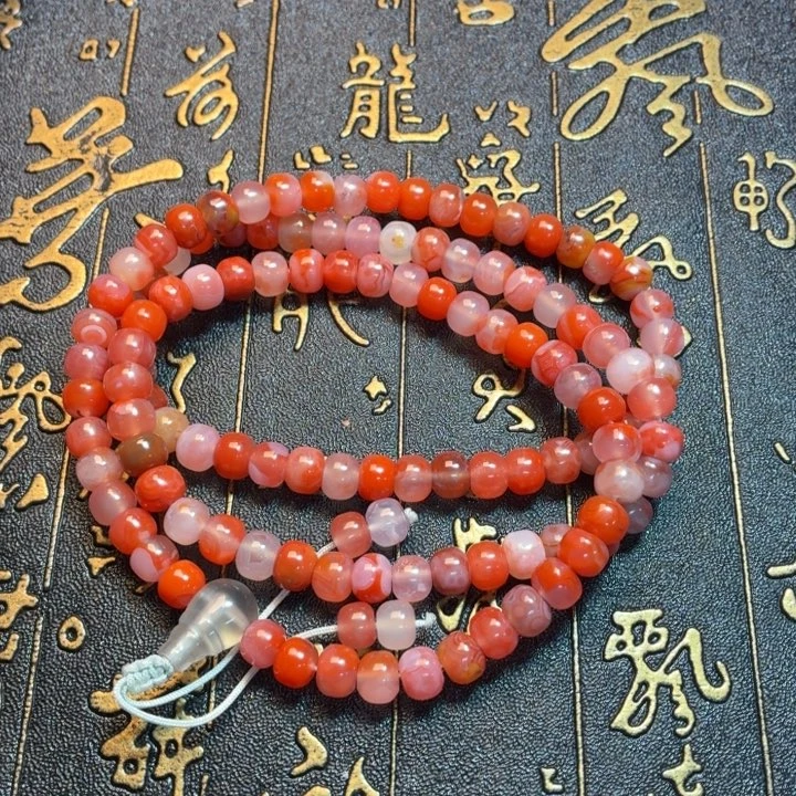 华***6南红玛瑙未镶嵌108