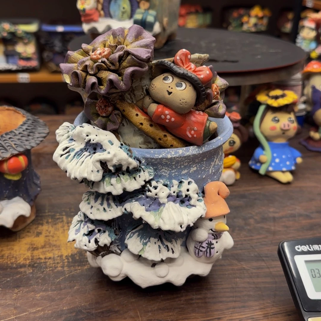 【闪购商品】小**嘛粗陶手捏