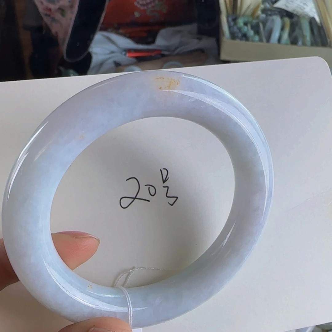 翡翠手镯未镶嵌老坑54圈