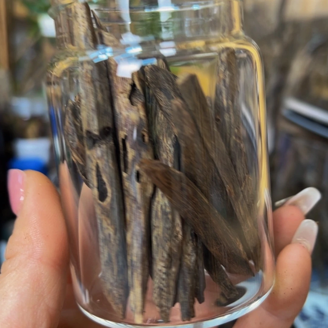 【闪购商品】手把件沉香奇楠树心油虫漏醇化老料40克