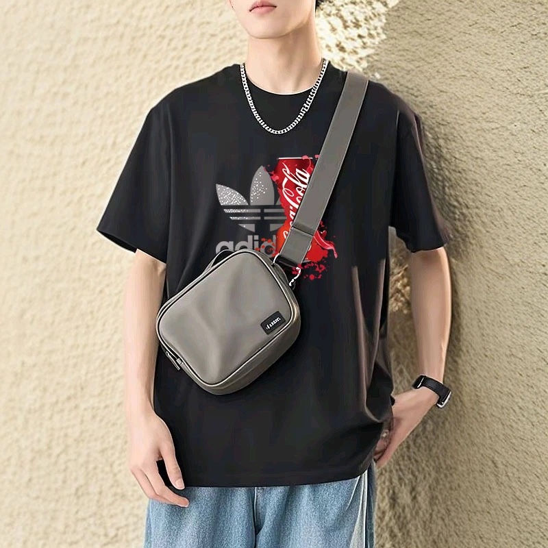 101潮牌联名款潮牌T恤男女同款时尚百搭圆领印花t恤短袖可乐迪