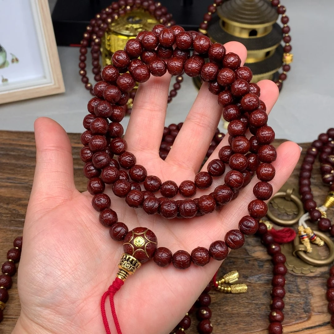 凤眼菩提吊坠8.5 素 108