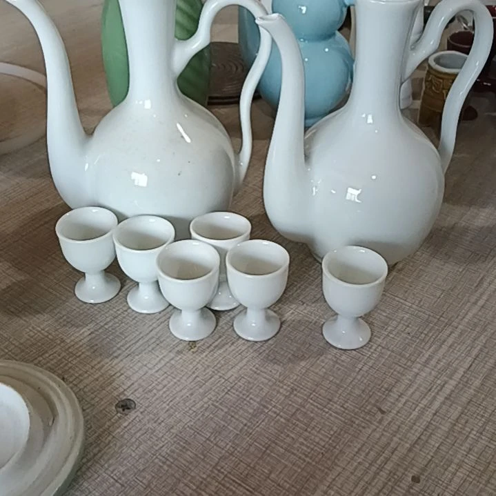 缸二壶十杯酒具陶瓷
