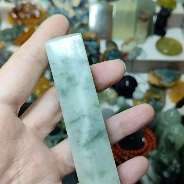 岫玉未镶嵌印章款式