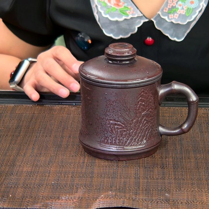 茶杯紫砂高货放漏