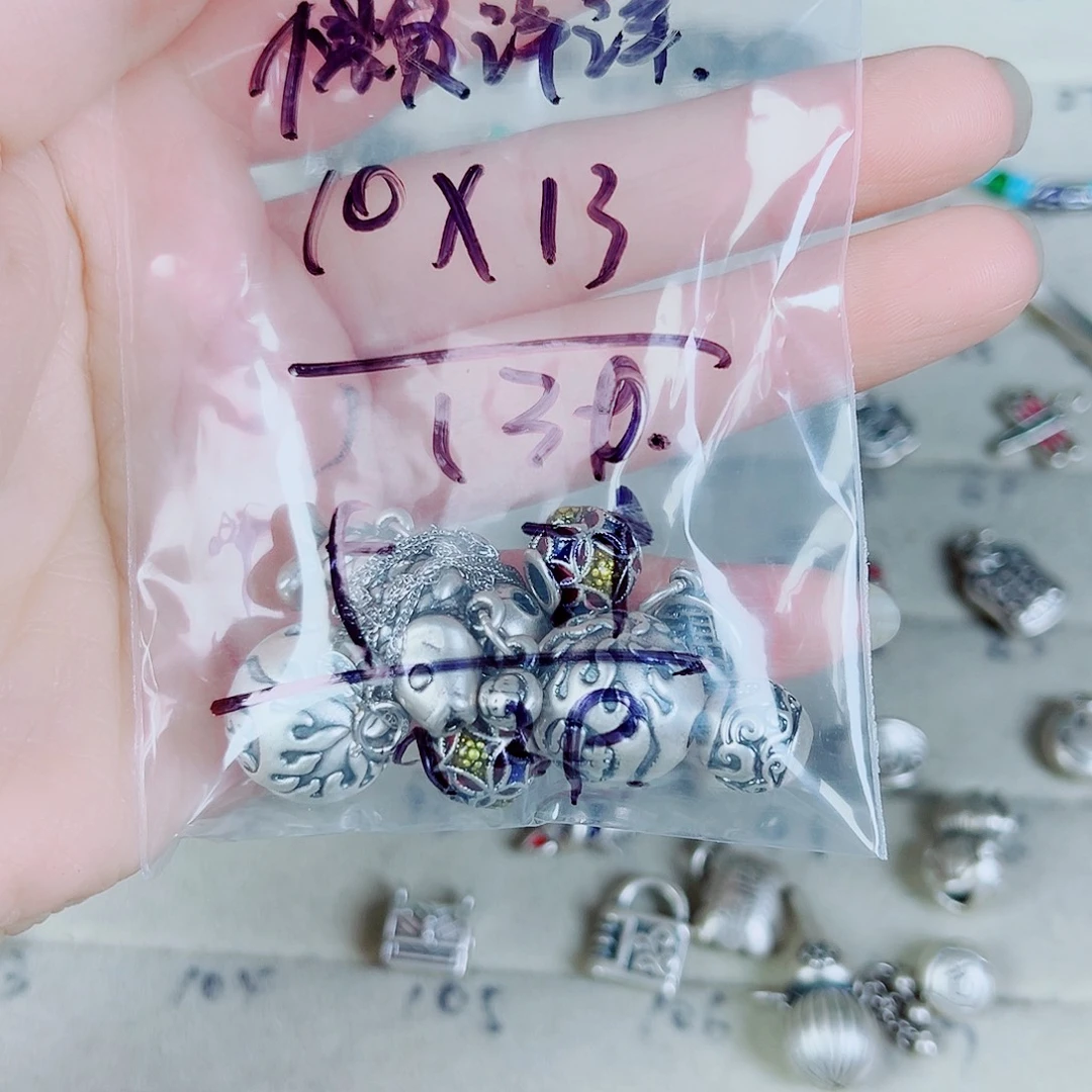 珐琅足银足银配件