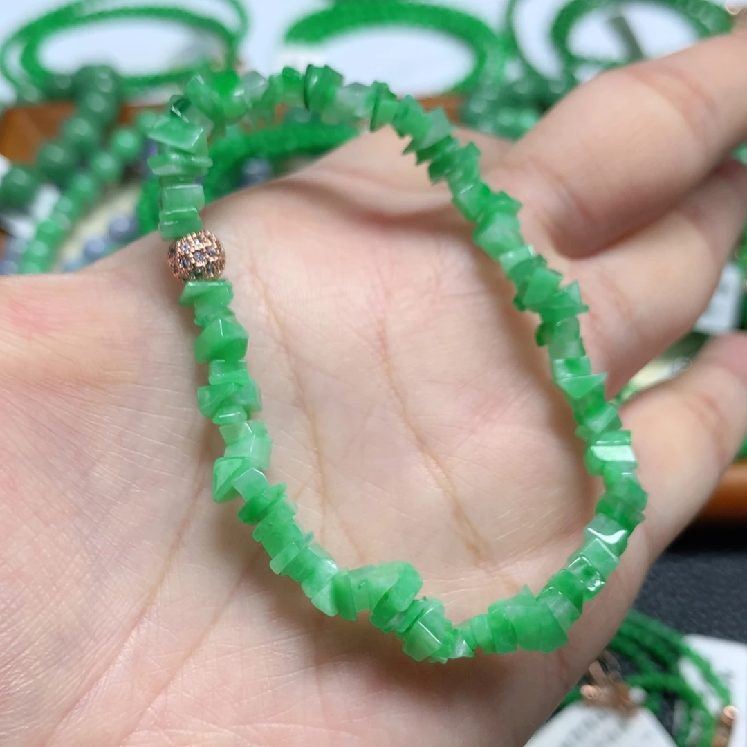 未镶嵌手链翡翠翡翠