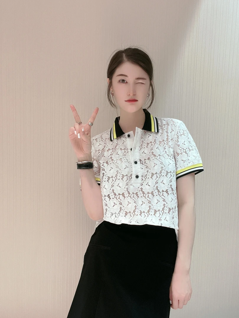 不支持退换/蕾丝半袖 300747