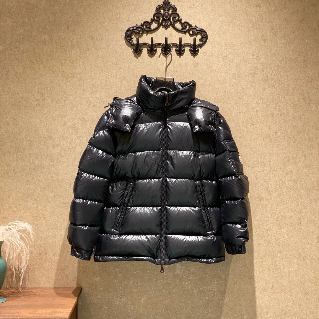 99新 MONCLER Maire亮面刺绣徽标logo羽绒服/1码/原吊/35060