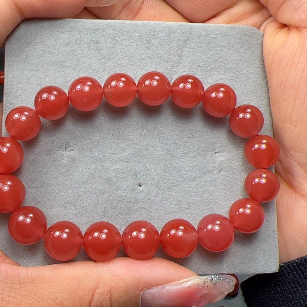 南红玛瑙手串未镶嵌落****首