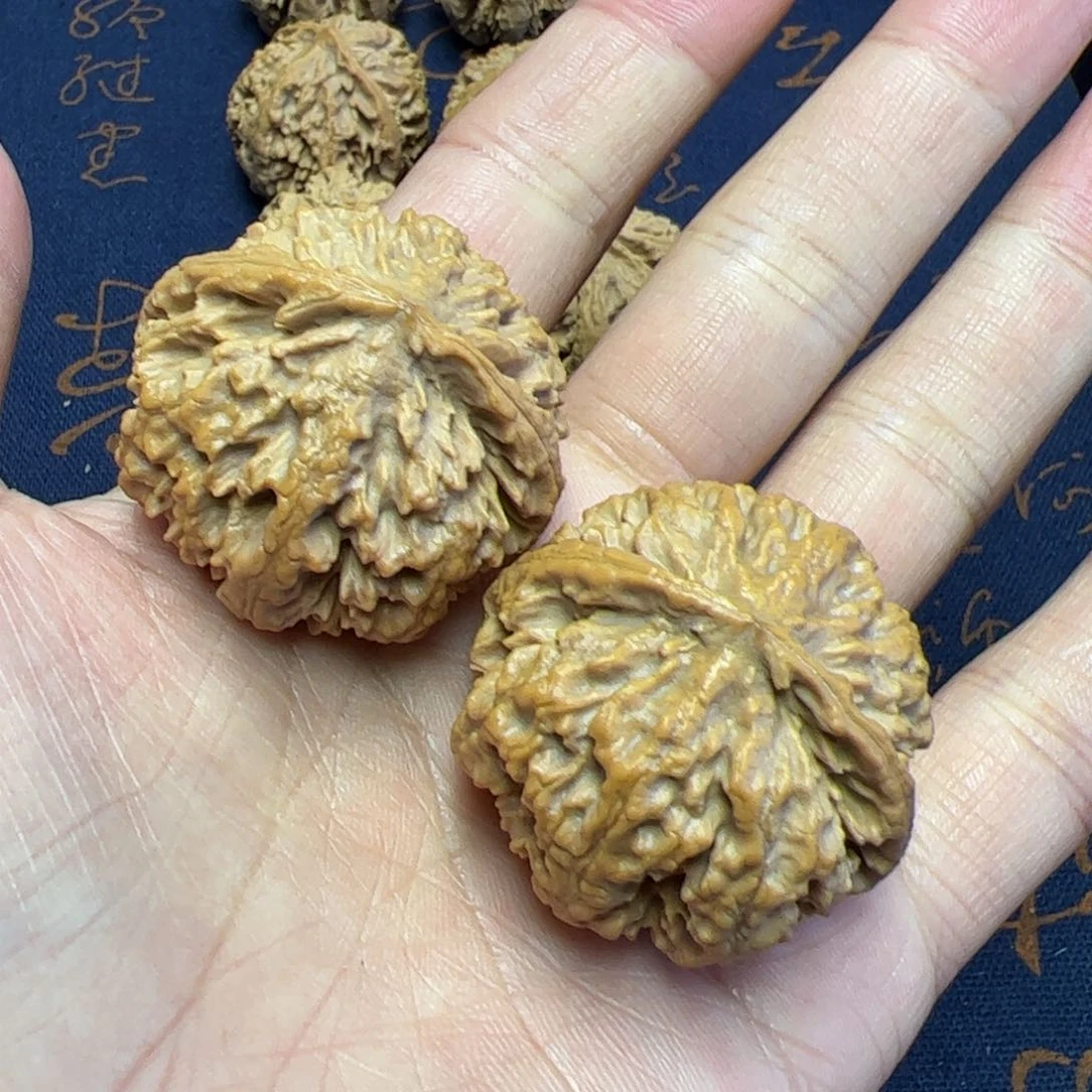 文玩核桃把件秦岭野生植物核桃