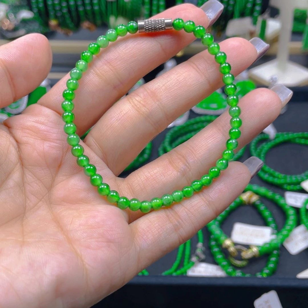 未镶嵌手链翡翠正阳绿4