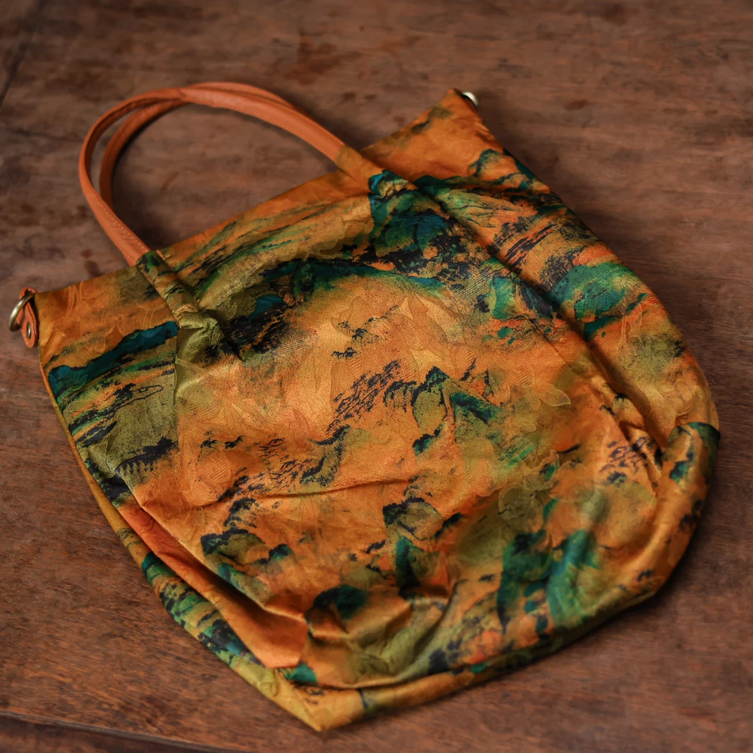 【小田甄陶】青绿双用国风包（WGAH113）