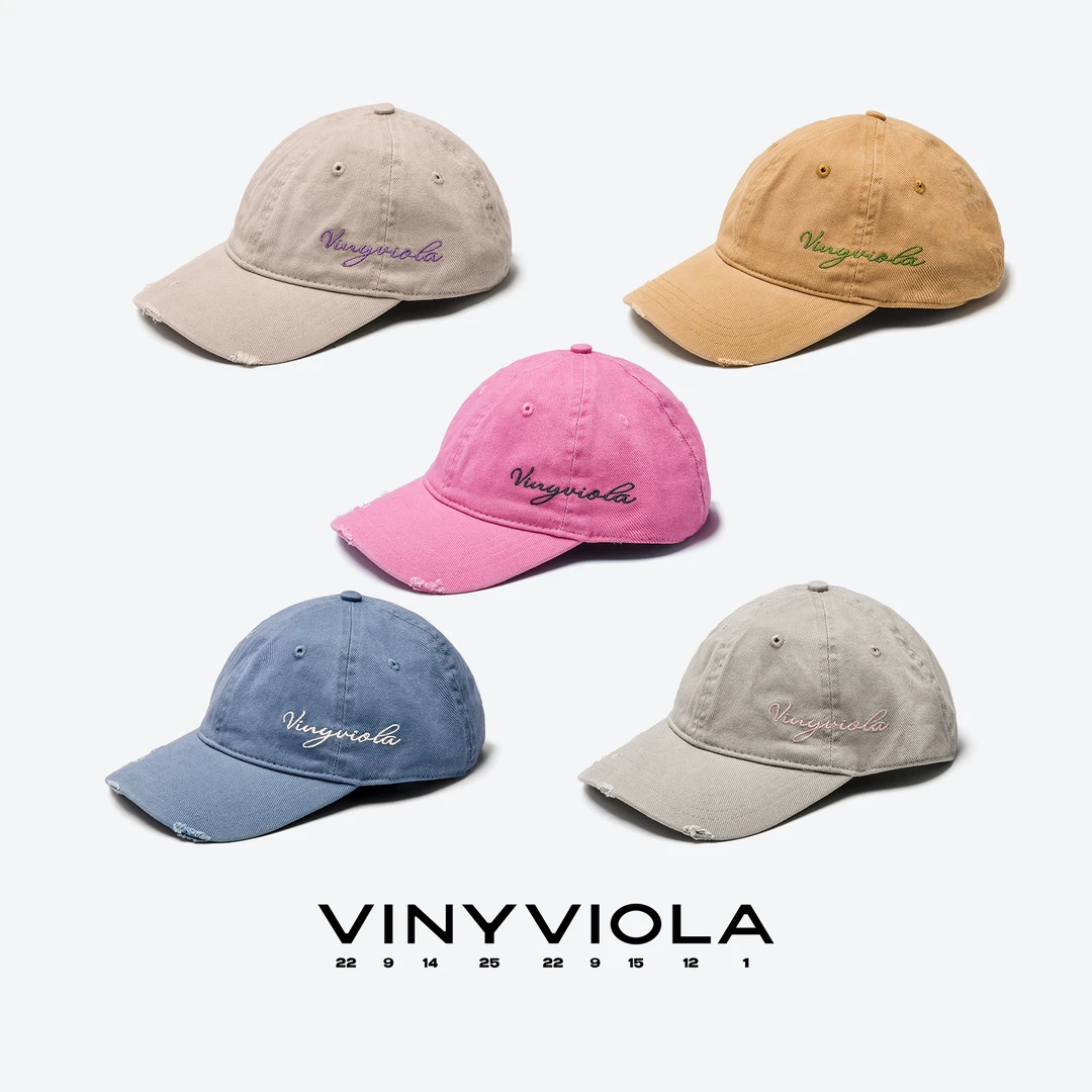 VINYVIOLA品牌定制logo时尚休闲棒球帽