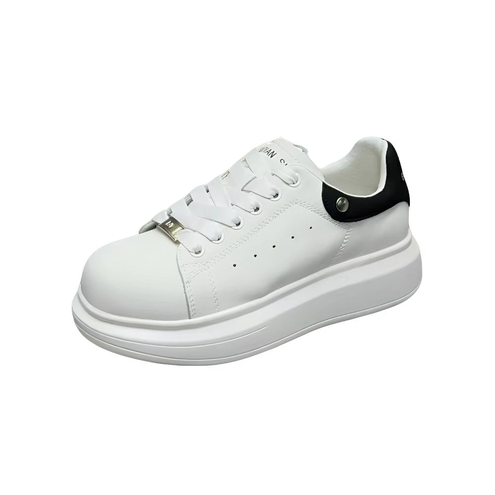 （微瑕）888-77 24097真皮厚底小白鞋 （标准尺码）