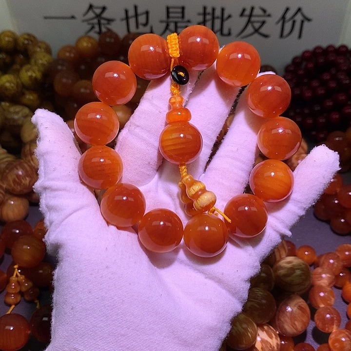 松木（琥珀木）手串/手链1.8 包浆高货