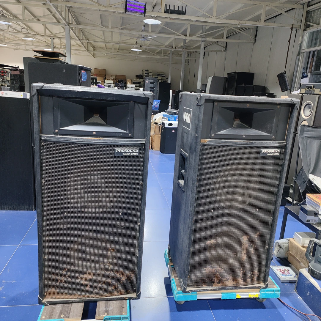 8新 CAV 二手 PROSOUND双十二寸专业箱，出声，成色差，不带线材